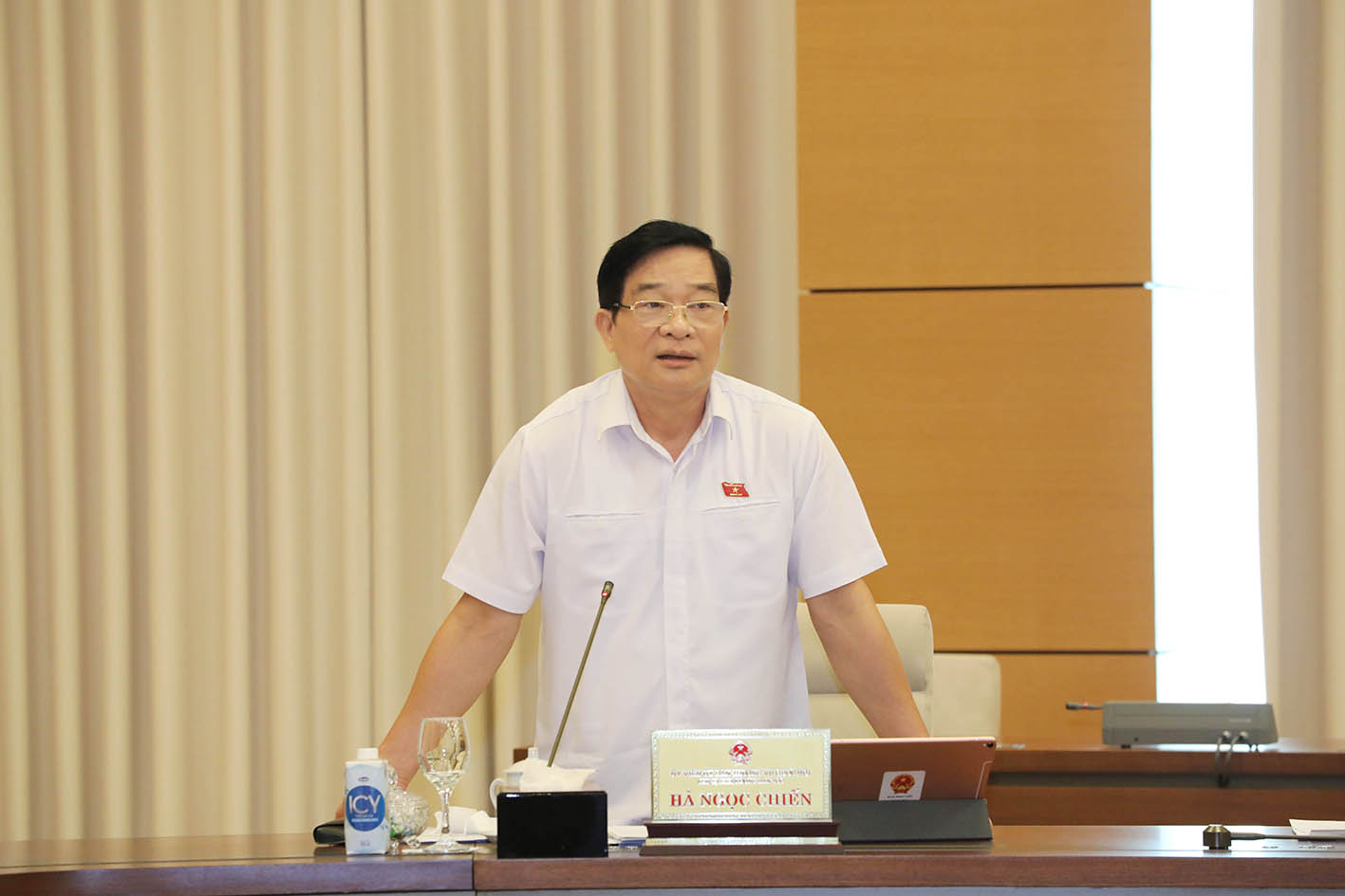 20210614110110Chủ tịch Hội đồng Dân tộc Hà Ngọc Chiến phát biểu.jpg